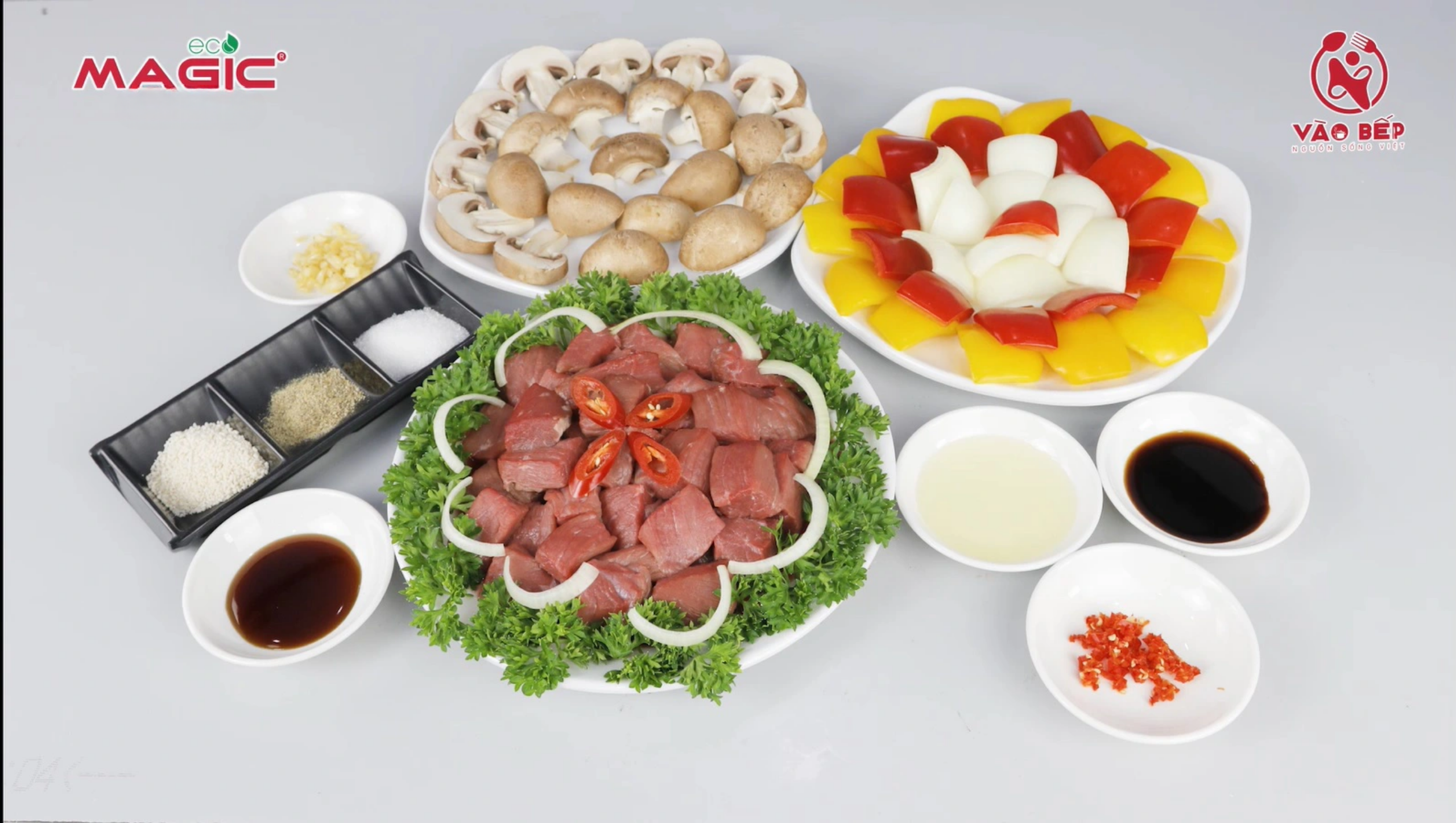 Món Bò xiên nướng BBQ bằng Nồi chiên không dầu Magic Eco AC-120 1 Món Bò xiên nướng BBQ bằng Nồi chiên không dầu Magic Eco AC-120 1