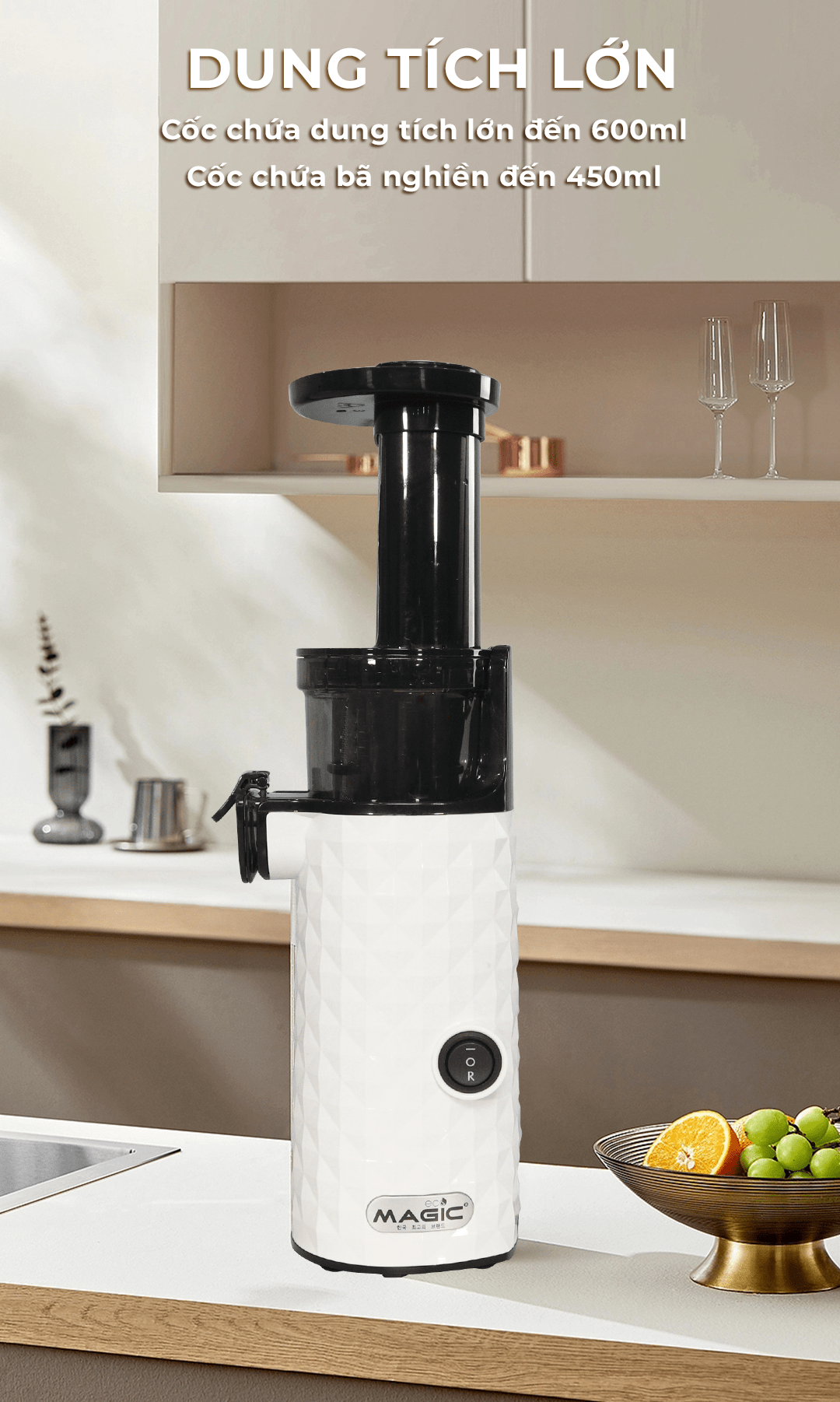 [HÀNG TRƯNG BÀY] Máy Ép Chậm Thế Hệ Mới Magic Eco AC-132 | MAGIC Vietnam 8