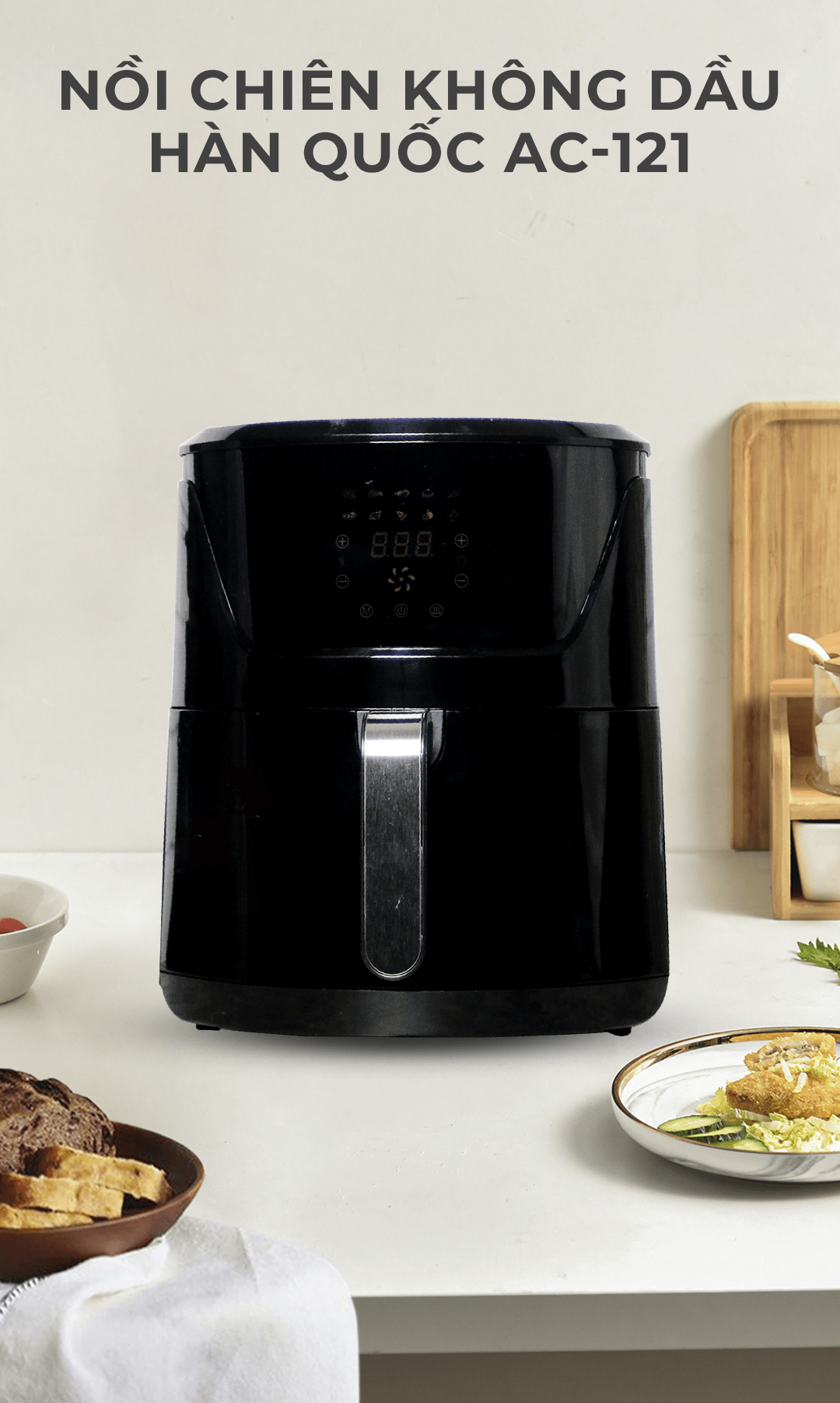 [HÀNG TRƯNG BÀY] Nồi Chiên Không Dầu MAGIC Eco AC-121 | MAGIC Vietnam 8