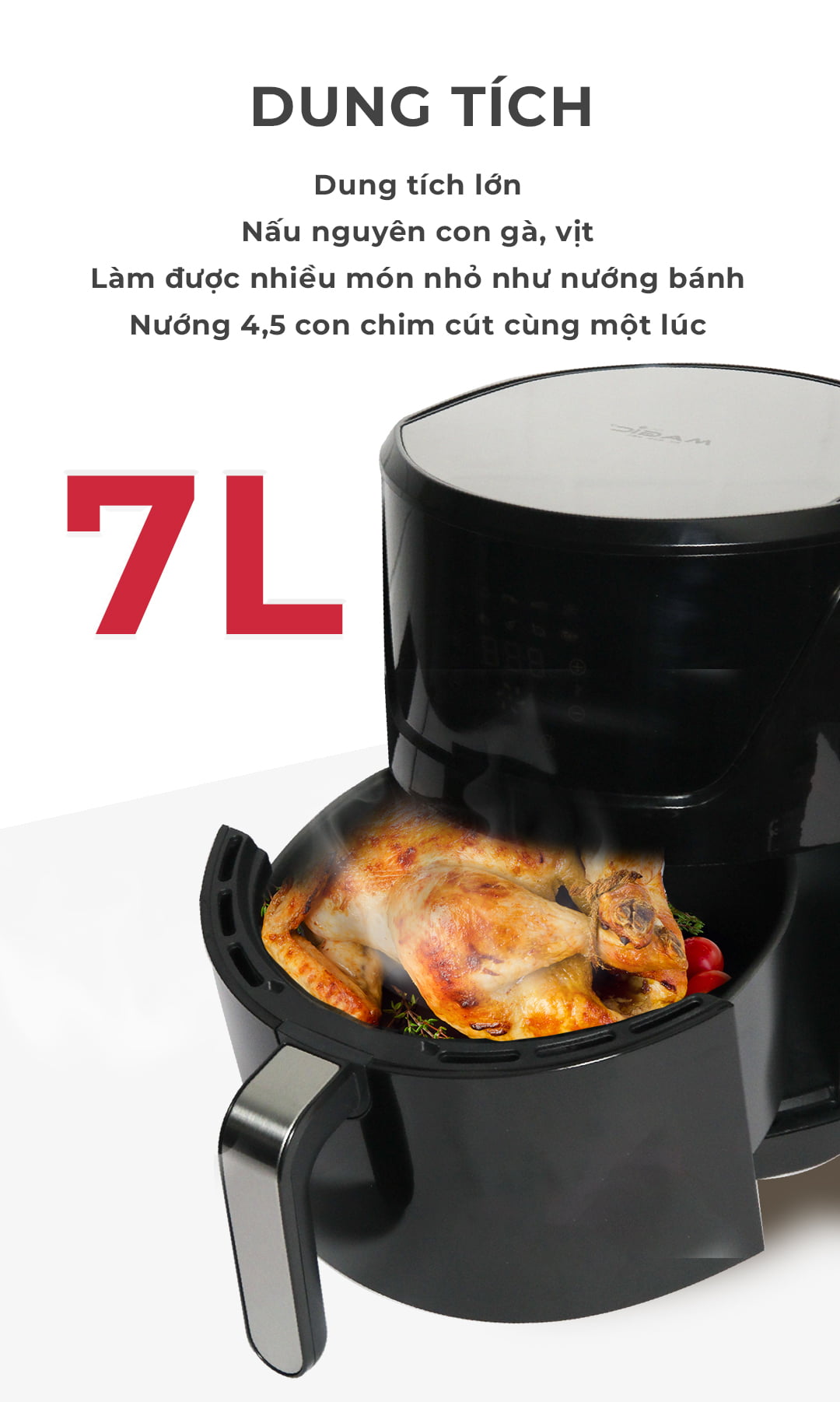 [HÀNG TRƯNG BÀY] Nồi Chiên Không Dầu MAGIC Eco AC-121 | MAGIC Vietnam 11