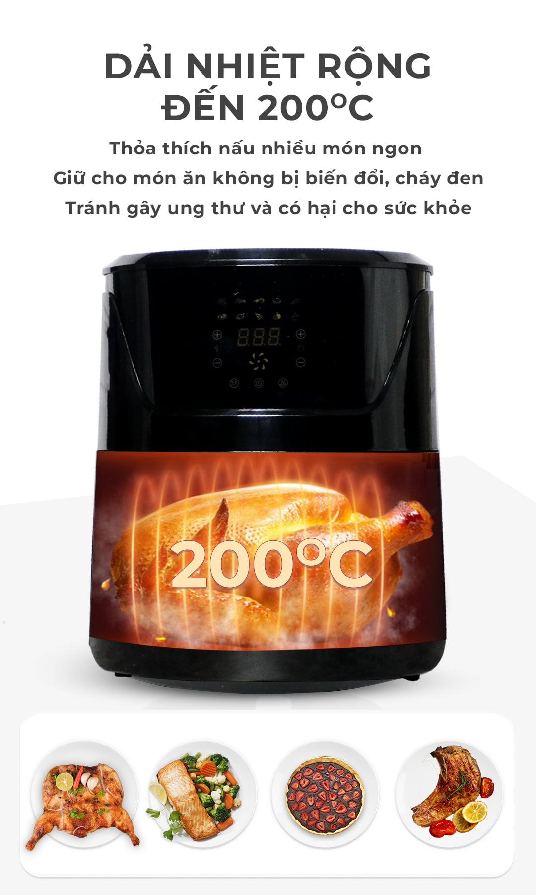 [HÀNG TRƯNG BÀY] Nồi Chiên Không Dầu MAGIC Eco AC-121 | MAGIC Vietnam 10