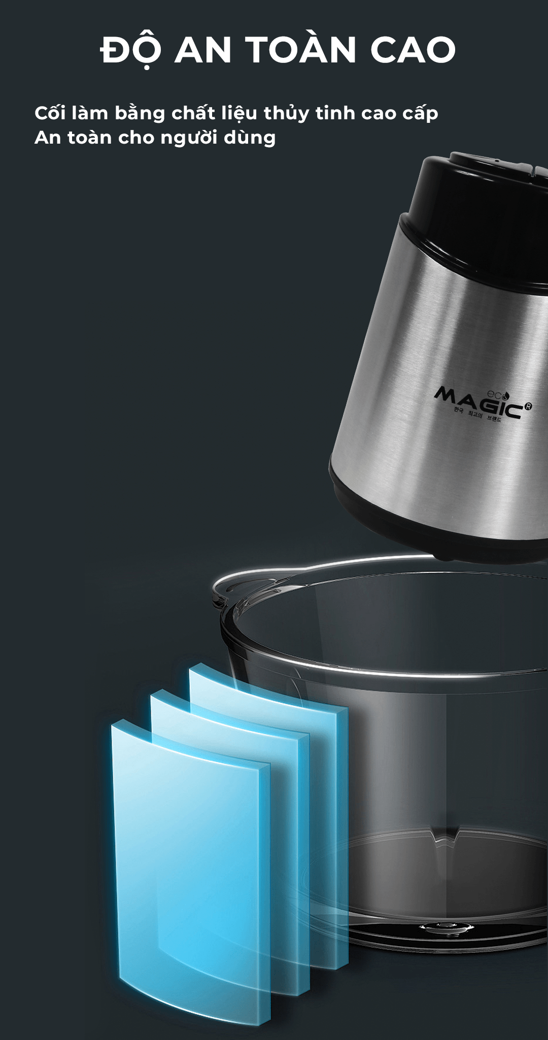 Máy xay thực phẩm Magic Eco AC-15