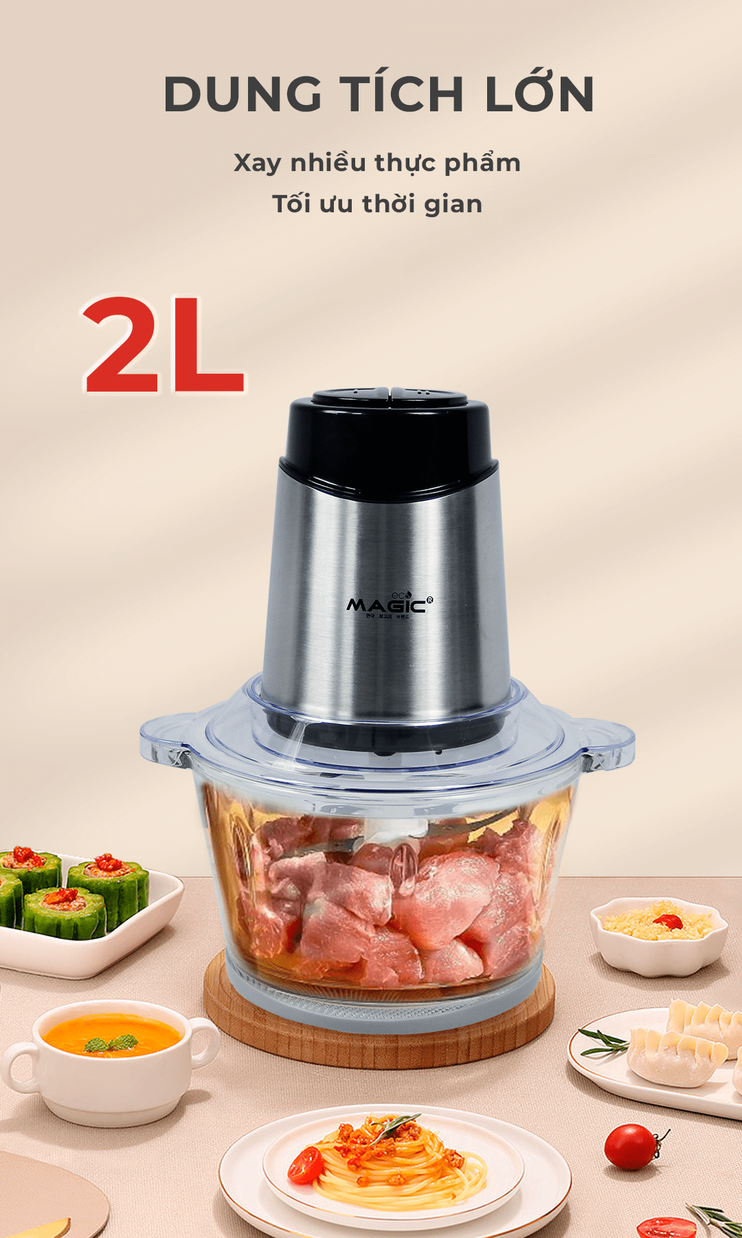 Máy xay thực phẩm Magic Eco AC-15