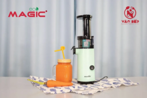 Hướng dẫn làm nước ép cà rốt đẹp da bằng Máy ép chậm thế hệ mới Magic Eco AC-131 19