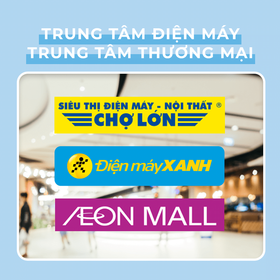 MAGIC Vietnam cùng trung tâm thương mại và trung tâm điện máy
