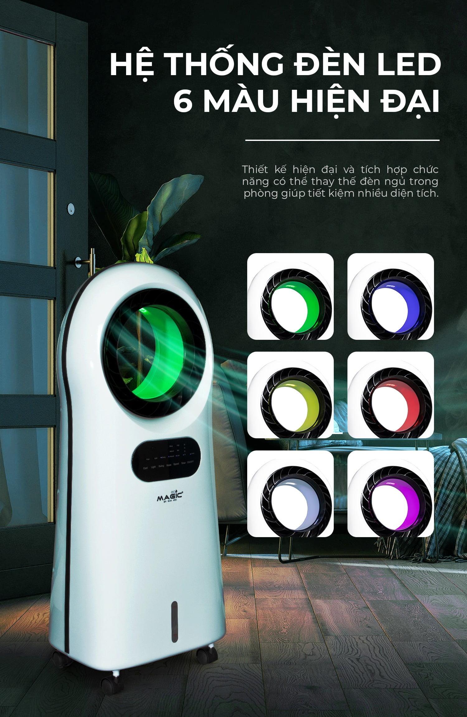 Quạt không cánh làm mát không khí Magic AC-301