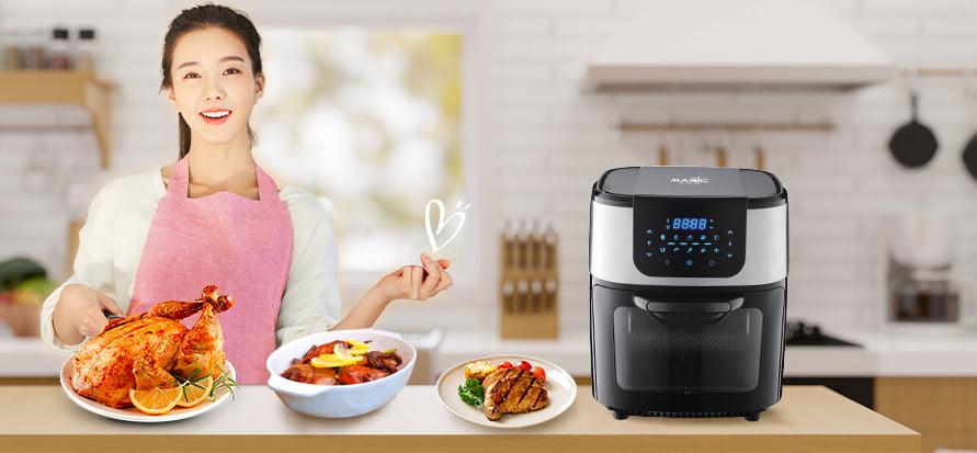 Nồi Chiên Không Dầu Kết Hợp Nướng Thông Minh Magic Eco M13 1