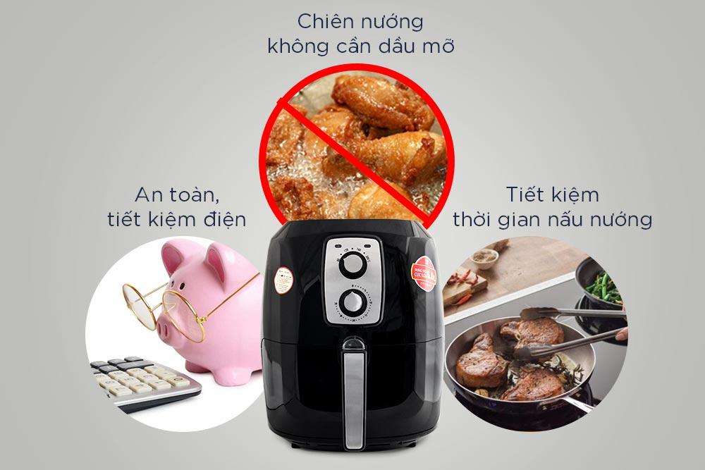 [HÀNG TRƯNG BÀY] Nồi Chiên Không Dầu Magic Korea A-83 3