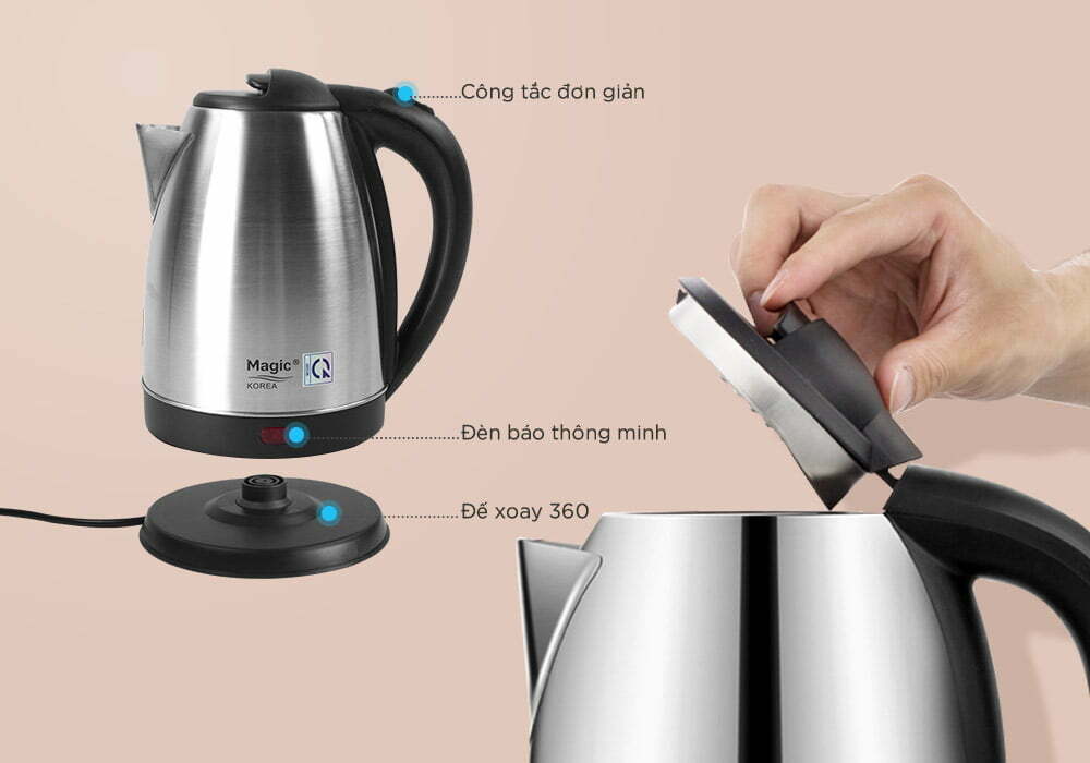 Bình Đun Siêu Tốc Magic Korea A-08 11