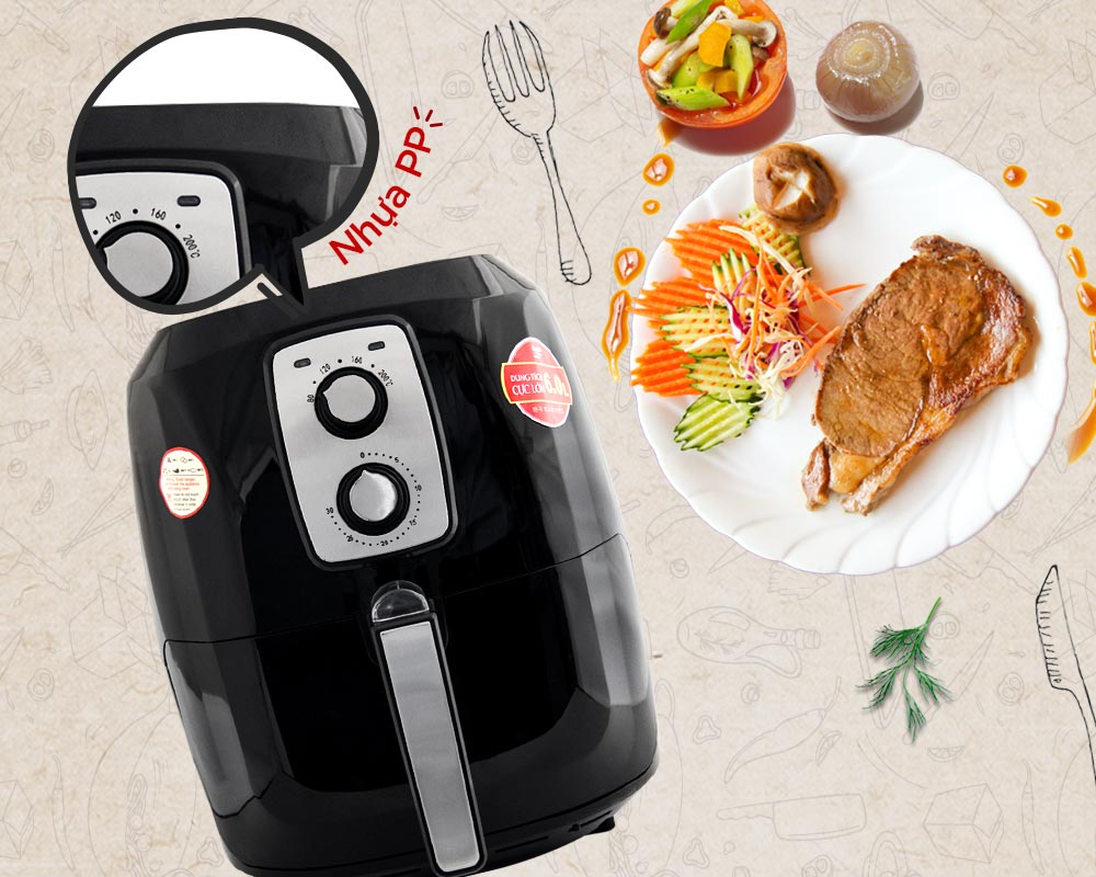 [HÀNG TRƯNG BÀY] Nồi Chiên Không Dầu Magic Korea A-83 11