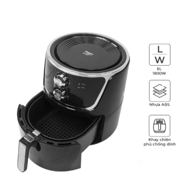 Nồi chiên không dầu Magic Korea A-801 Màu đen