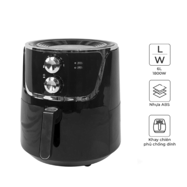 Nồi chiên không dầu Magic Korea A-801 Màu đen