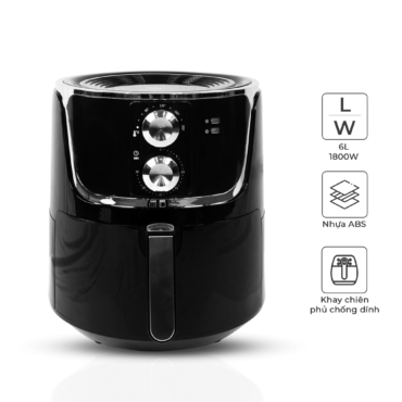 [HÀNG TRƯNG BÀY] Nồi Chiên Không Dầu Magic Korea A-801 Màu Đen | MAGIC Vietnam