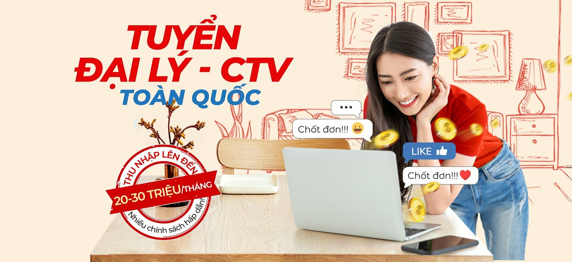 Tuyển Đại Lý 1 Tuyển Đại Lý 1