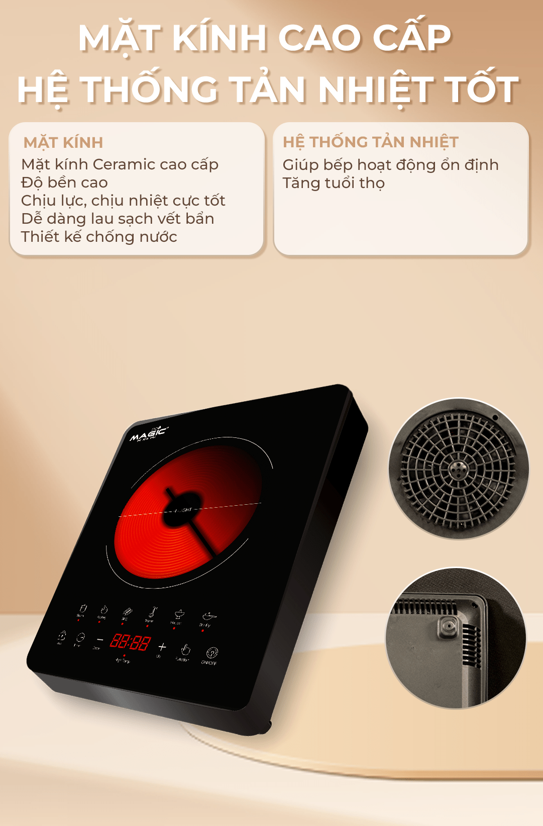 Bếp Điện Từ MAGIC Eco AC-202 | MAGIC Vietnam