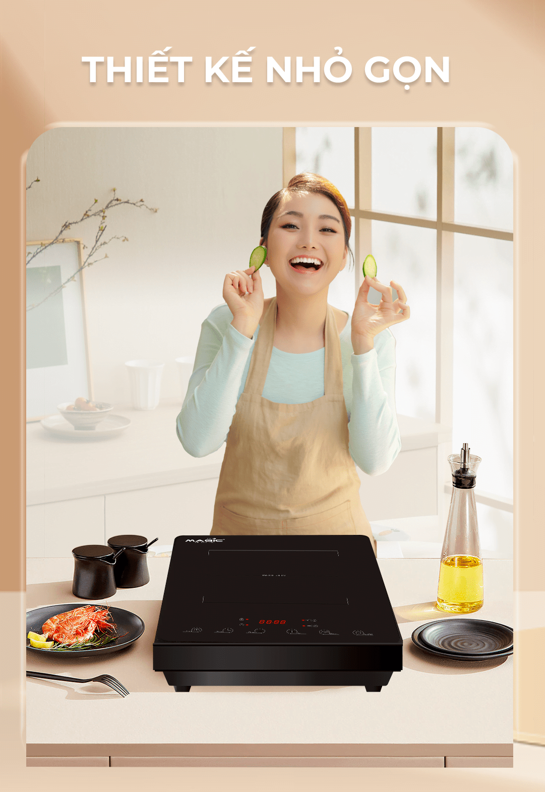 Bếp Điện Từ MAGIC Eco AC-201 | MAGIC Vietnam 8 Bếp điện từ Magic Eco AC-201 Magic Vietnam