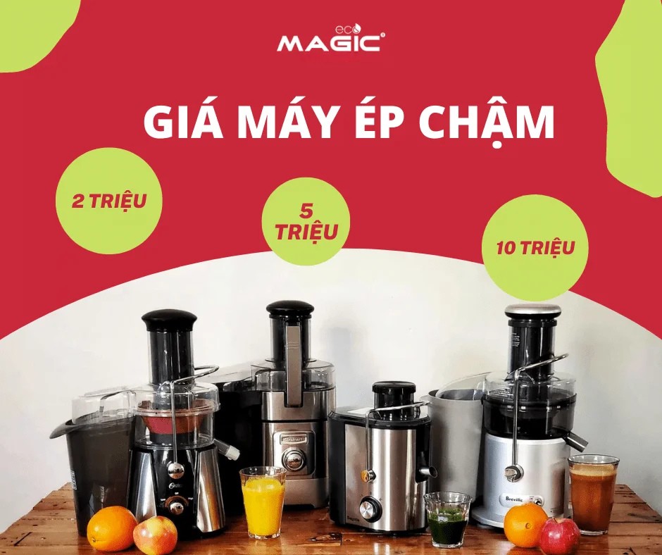 4 Mức Giá Máy Ép Chậm Từ Giá Rẻ Đến Cao Cấp 4