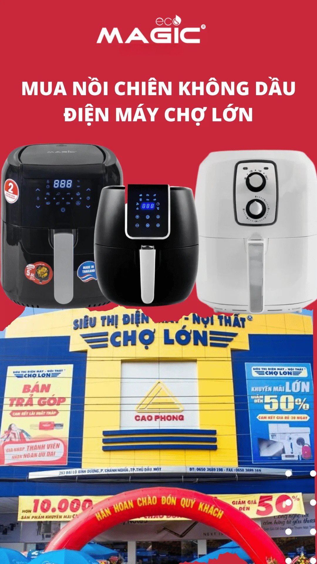 4 Điểm Mua Nồi Chiên Không Dầu Uy Tín, Giá Tốt 2