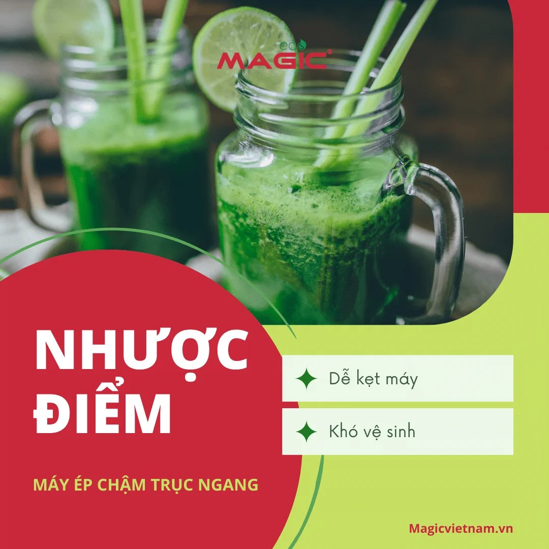 Máy Ép Chậm Trục Ngang Là Gì: Giá, Ưu Điểm, Nhược Điểm 4