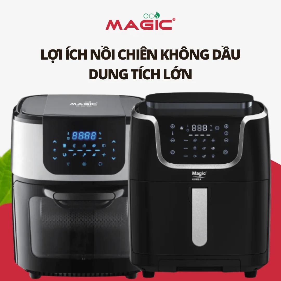 Top Nồi Chiên Không Dầu Dung Tích Lớn 7 lít, 12 lít, 13 Lít, 16 Lít 1