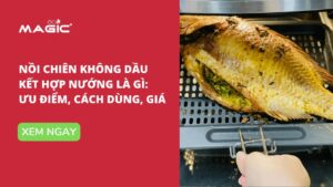 Nồi Chiên Không Dầu Kết Hợp Nướng Là Gì: Ưu Điểm, Cách Dùng, Giá 45