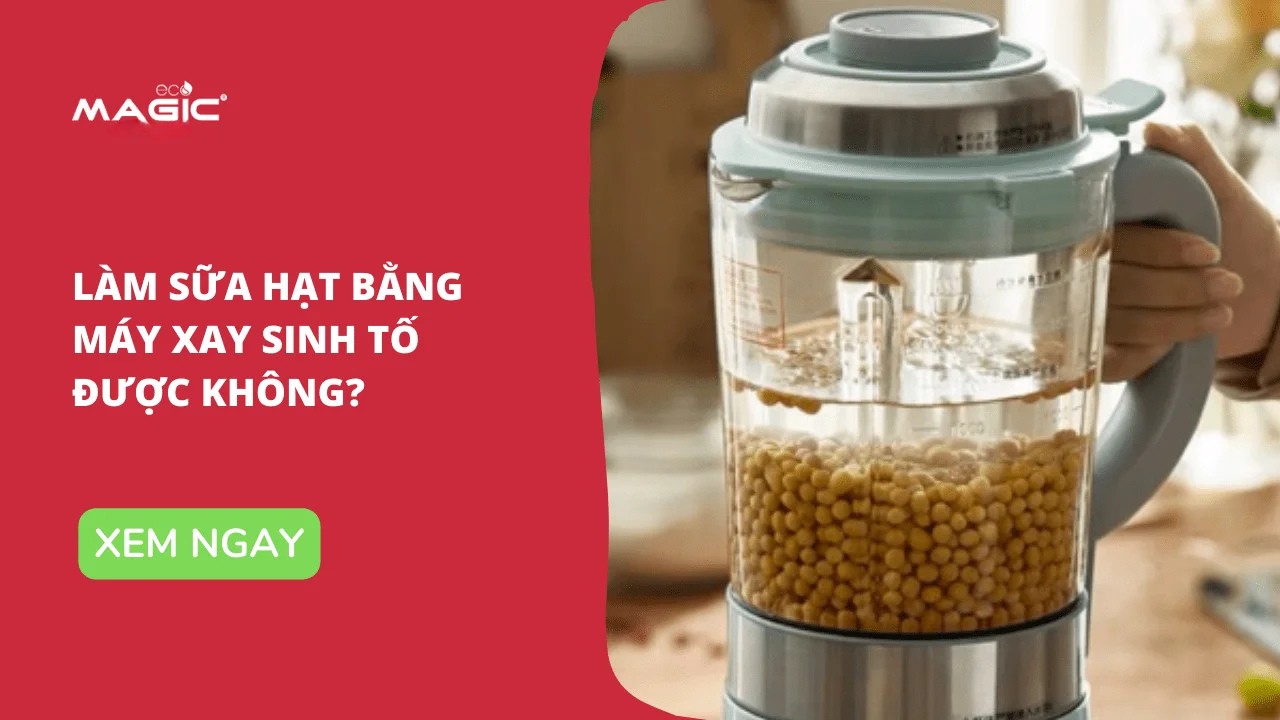 Làm Sữa Hạt Bằng Máy Xay Sinh Tố Được Không? 1