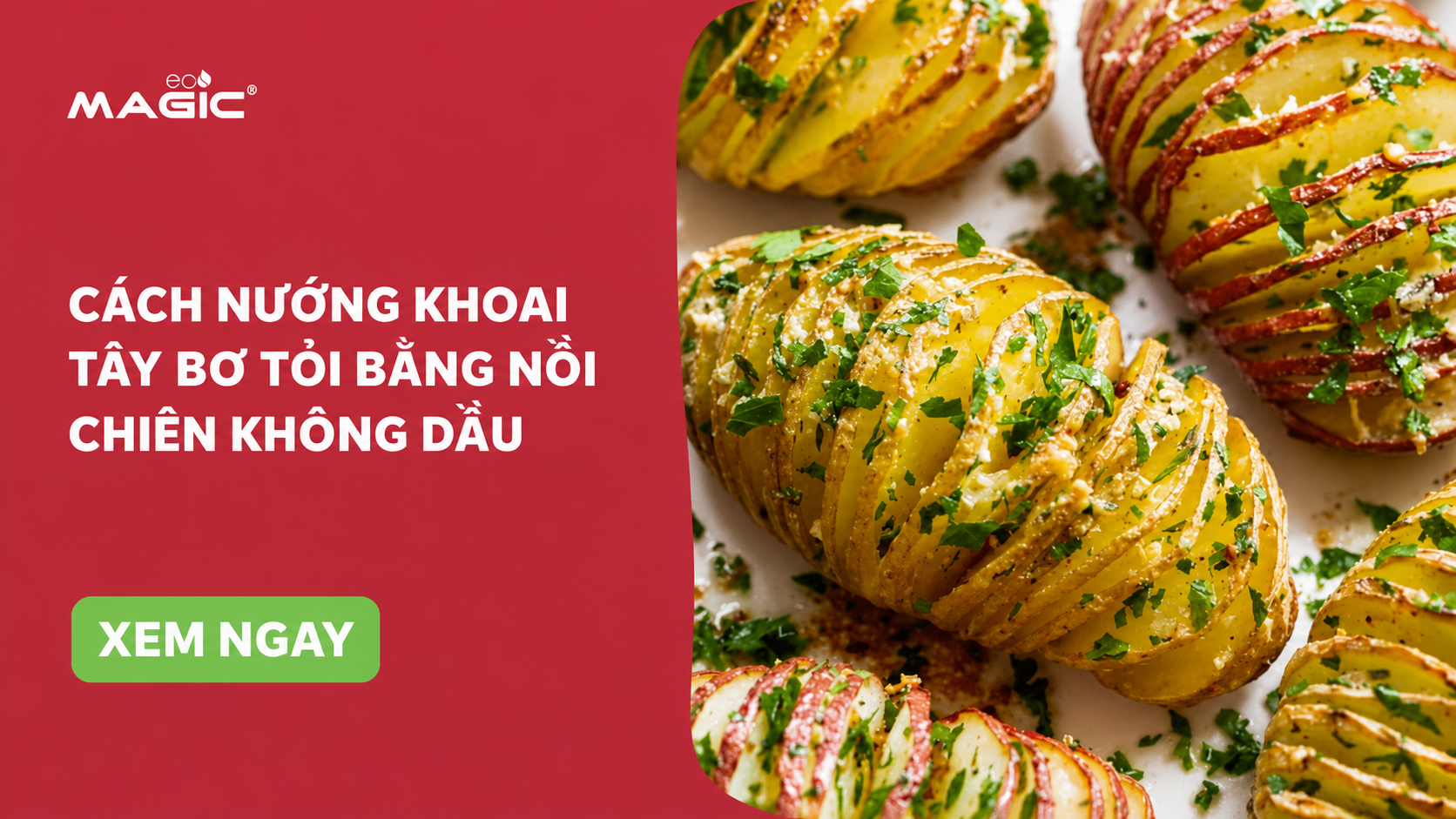 Cách Nướng Khoai Tây Bằng Nồi Chiên Không Dầu Thơm Béo 1