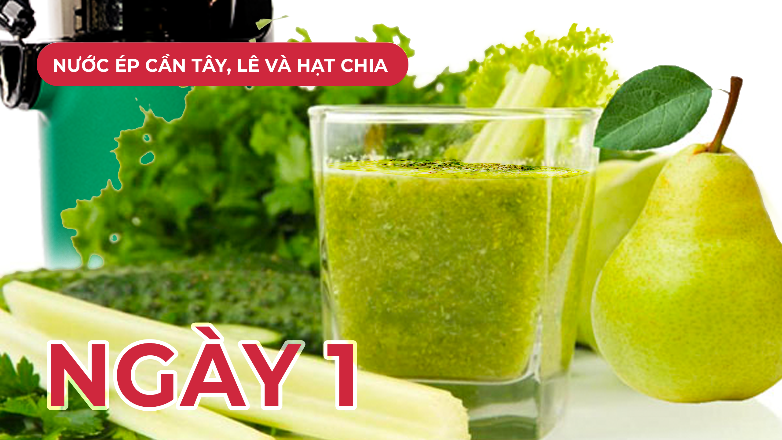 7 ngày uống nước ép cần tây
