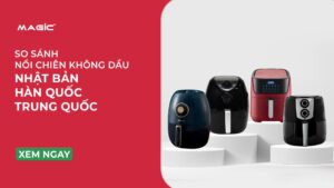 So Sánh Nồi Chiên Không Dầu Nhật Bản, Trung Quốc 1