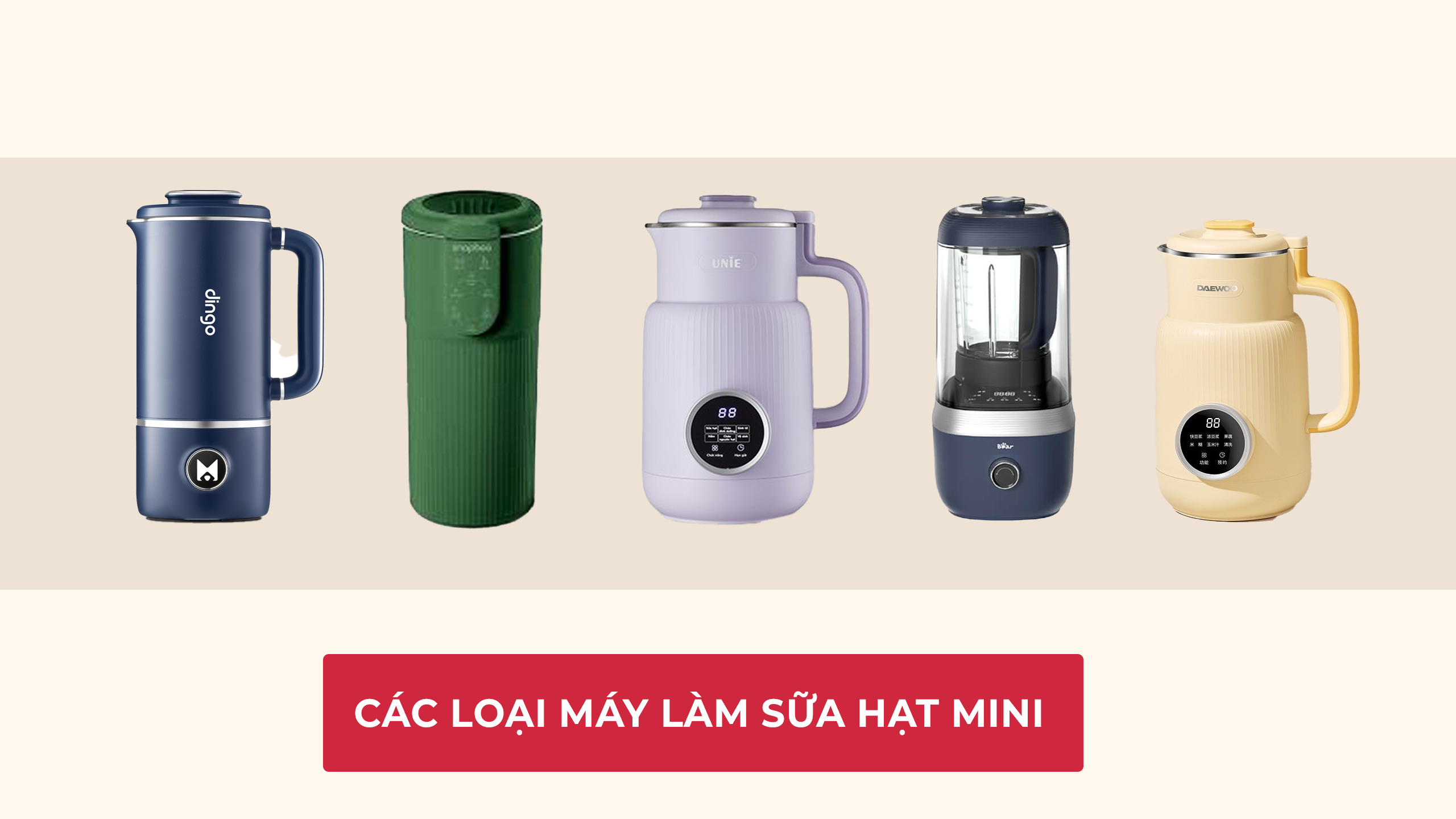 máy làm sữa hạt mini