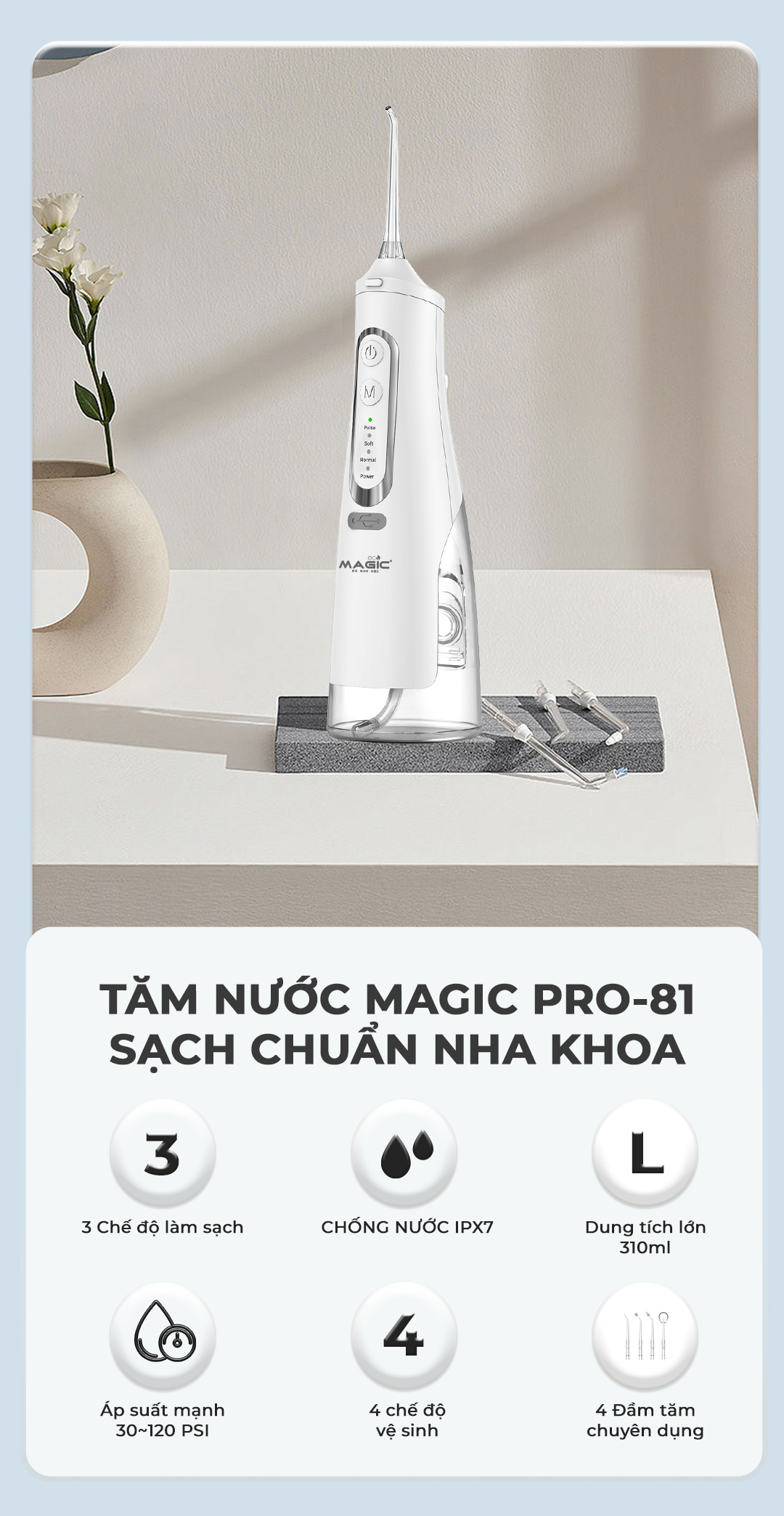 Tăm Nước MAGIC Eco PRO-81 17
