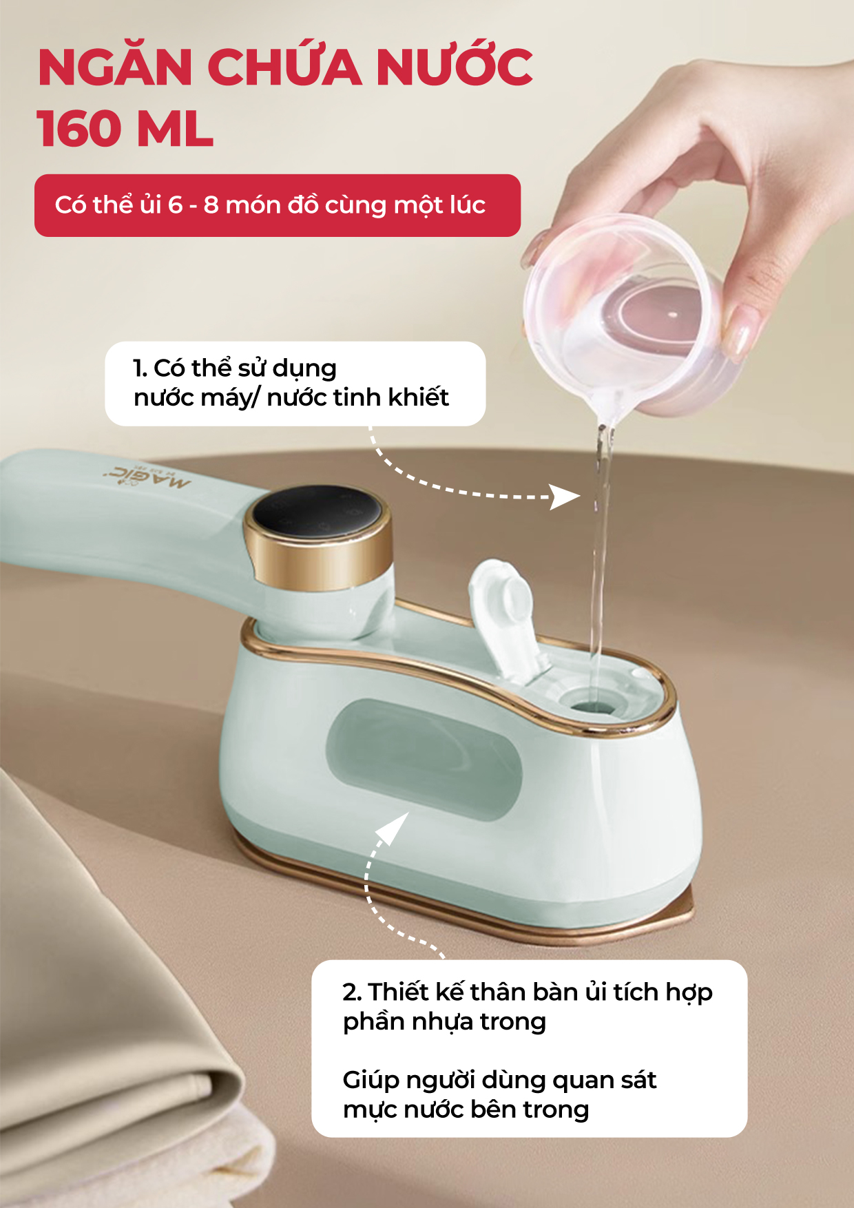 [KHÁCH HÀNG THÂN THIẾT] Bàn Ủi MAGIC Eco AC-350 17