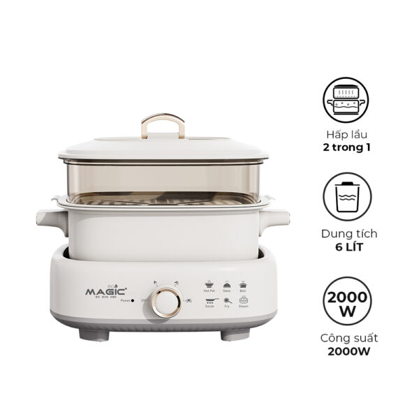[KHÁCH HÀNG THÂN THIẾT] Nồi Hấp Lẩu MAGIC Eco AC-281 1