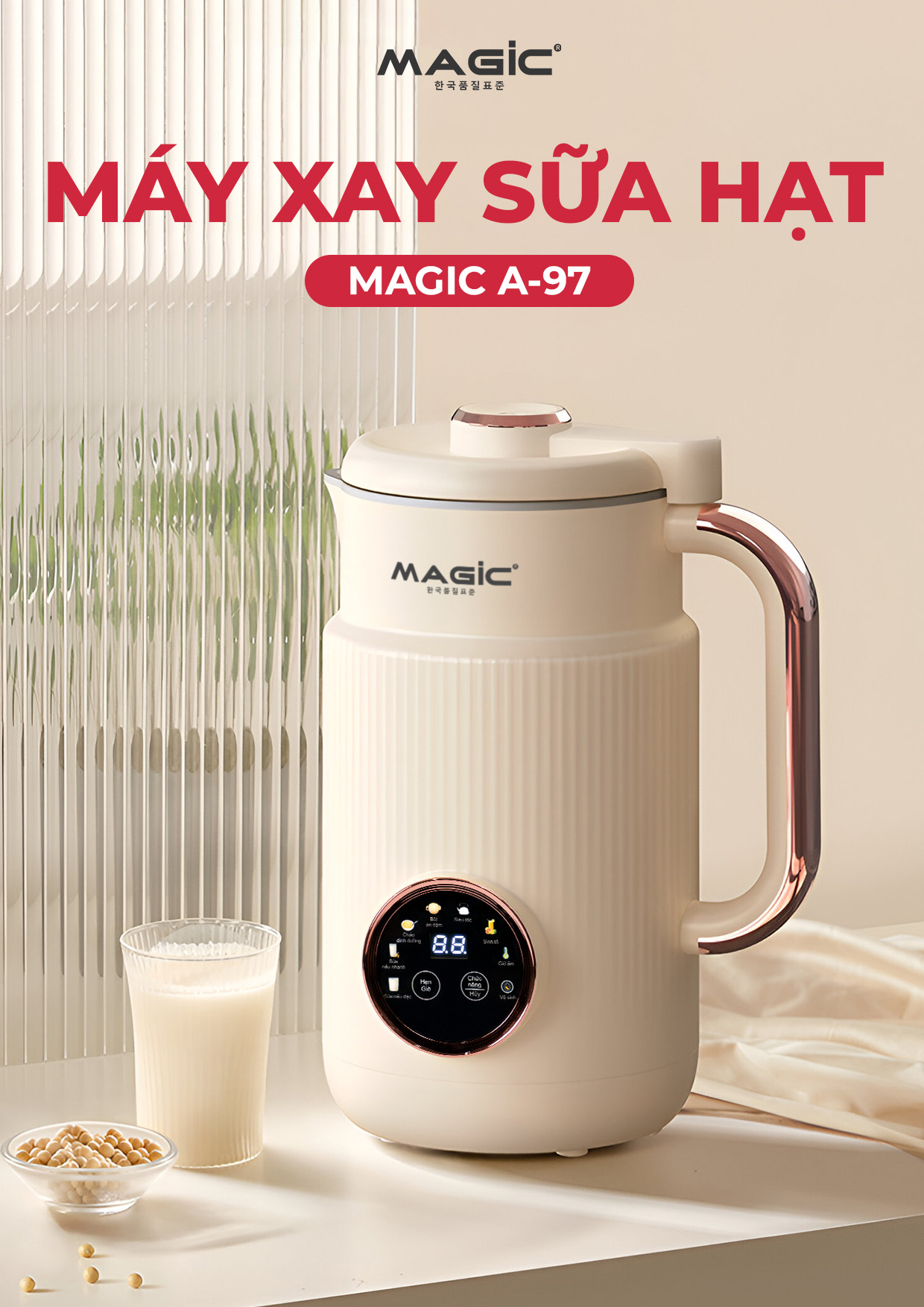Máy Xay Sữa Hạt MAGIC A-97 16