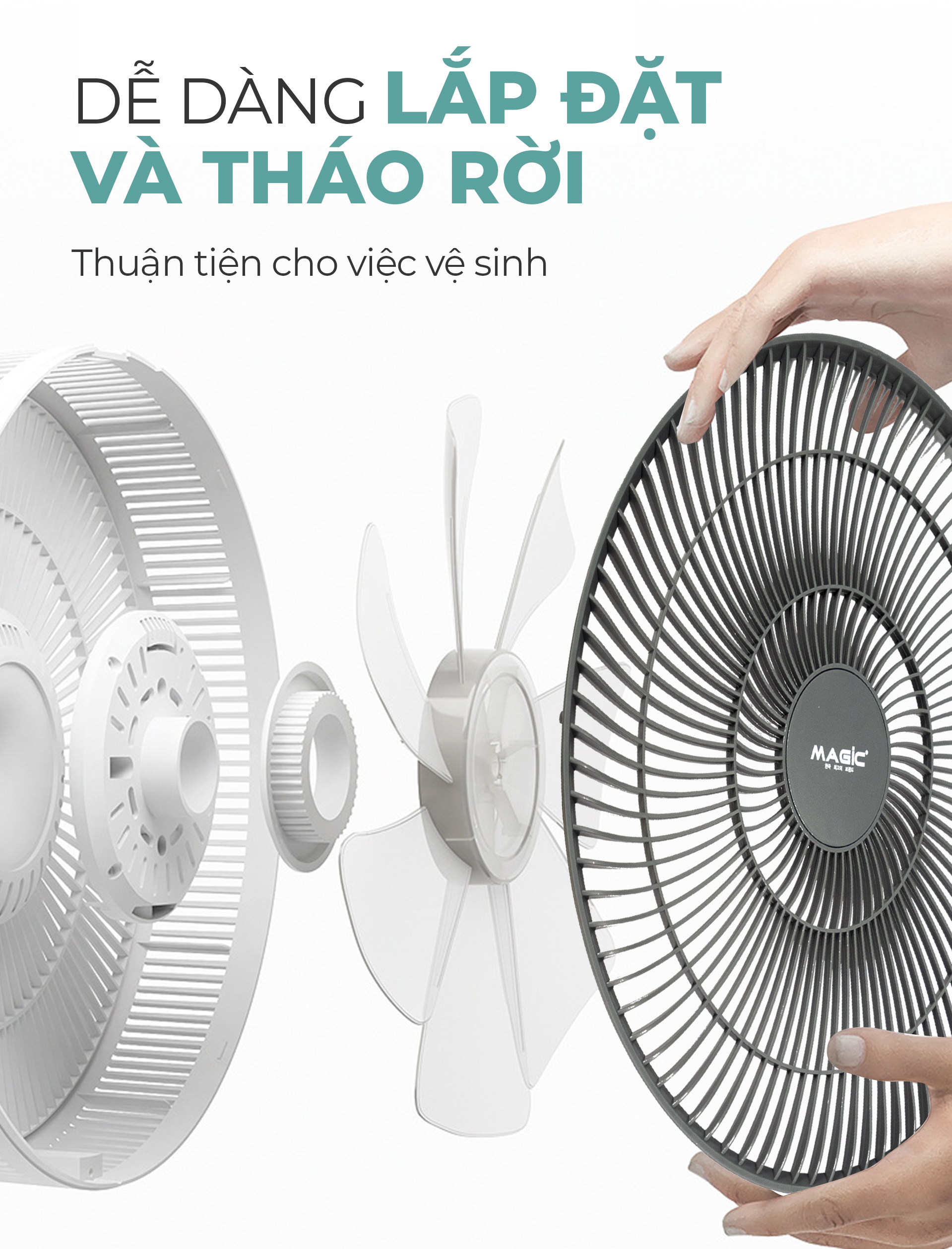 [KHÁCH HÀNG THÂN THIẾT] Quạt Máy Đứng MAGIC A-252 31