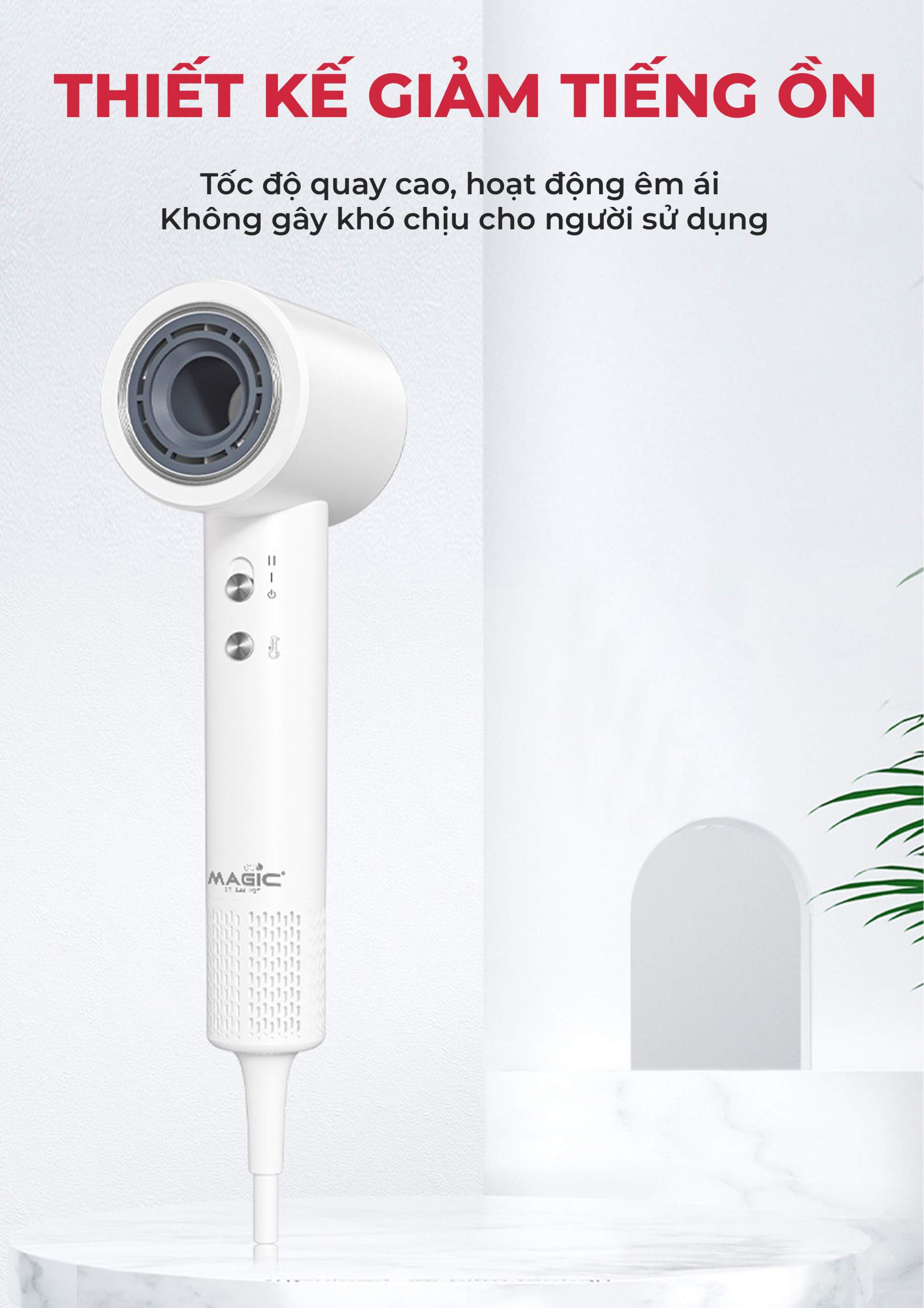 Máy Sấy Tóc Ion Âm MAGIC Eco AC-380 9 Máy Sấy Tóc Ion Âm MAGIC Eco AC-380 12