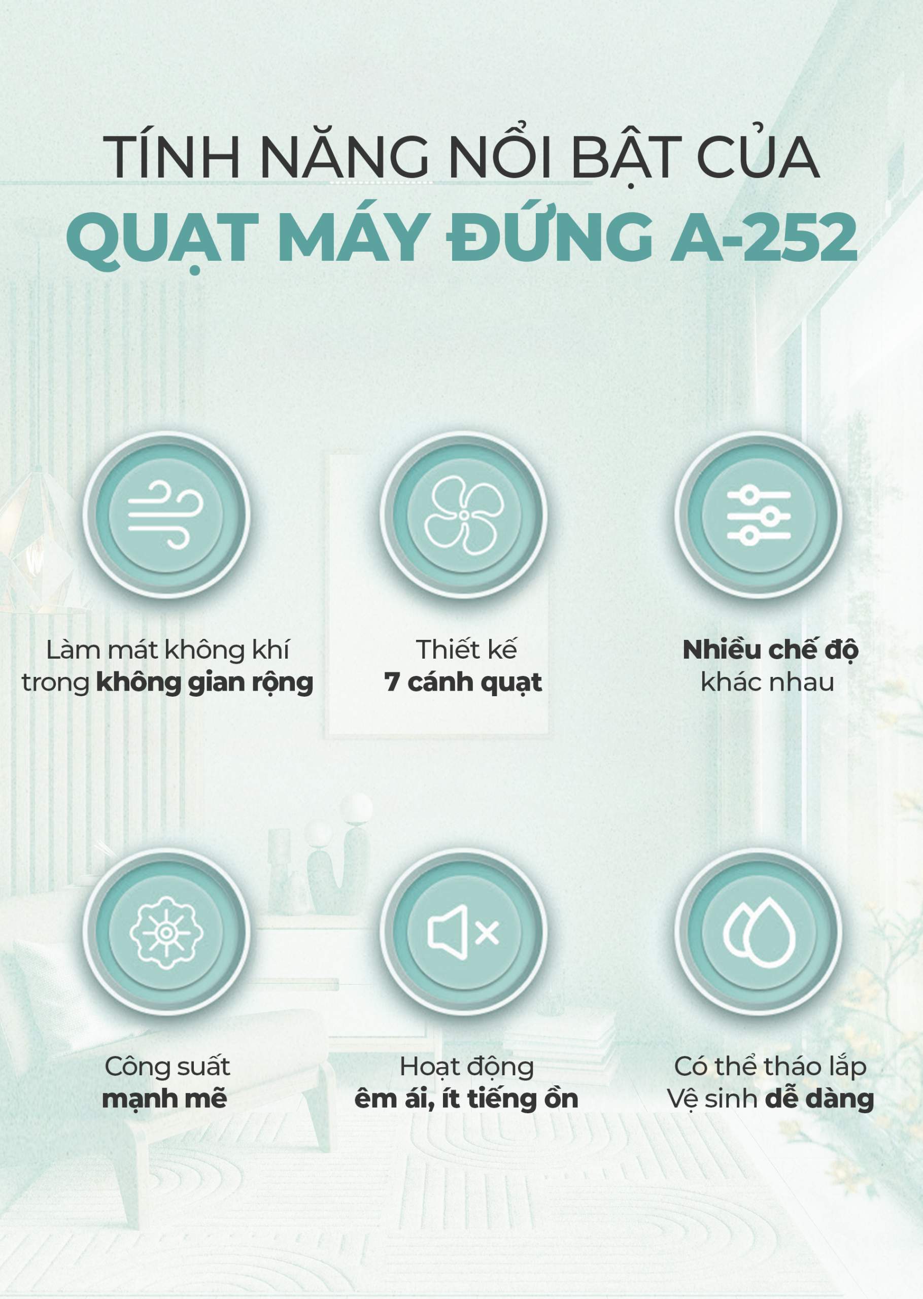 [KHÁCH HÀNG THÂN THIẾT] Quạt Máy Đứng MAGIC A-252 23