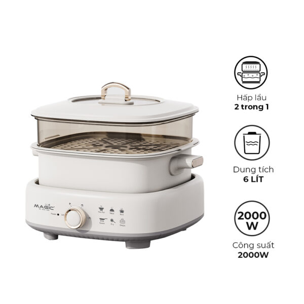 [KHÁCH HÀNG THÂN THIẾT] Nồi Hấp Lẩu MAGIC Eco AC-281 2