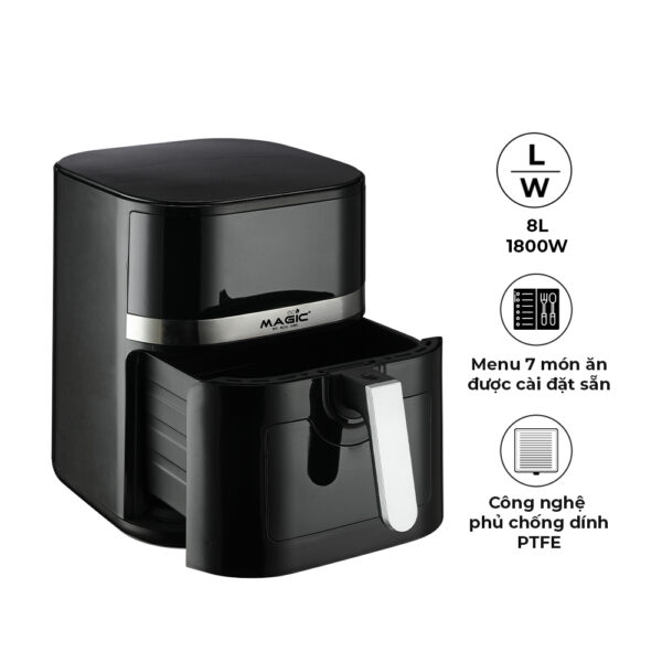 [KHÁCH HÀNG THÂN THIẾT] Nồi Chiên Không Dầu MAGIC Eco AC-128 3