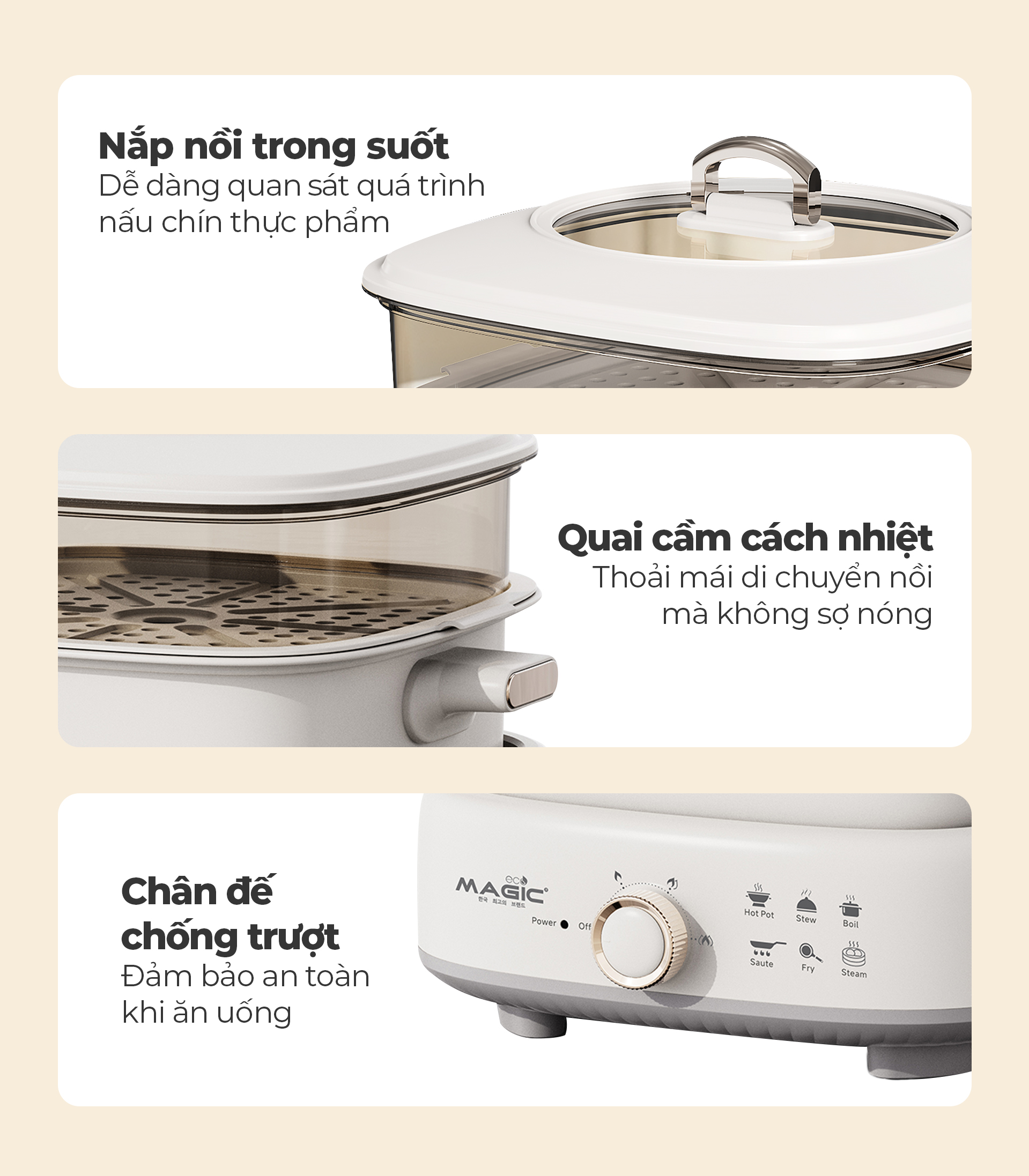 Nồi Hấp Lẩu MAGIC Eco AC-281 22