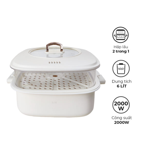 [KHÁCH HÀNG THÂN THIẾT] Nồi Hấp Lẩu MAGIC Eco AC-281 3