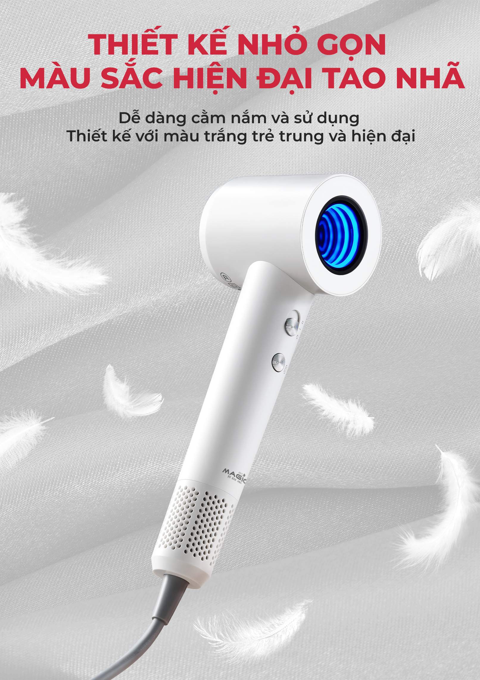 Máy Sấy Tóc Ion Âm MAGIC Eco AC-380 10 Máy Sấy Tóc Ion Âm MAGIC Eco AC-380 13