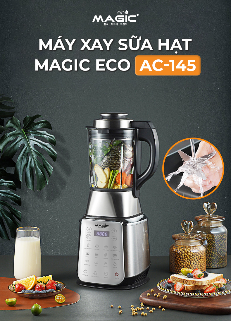 [KHÁCH HÀNG THÂN THIẾT] Máy Xay Sữa Hạt MAGIC Eco AC-145 10