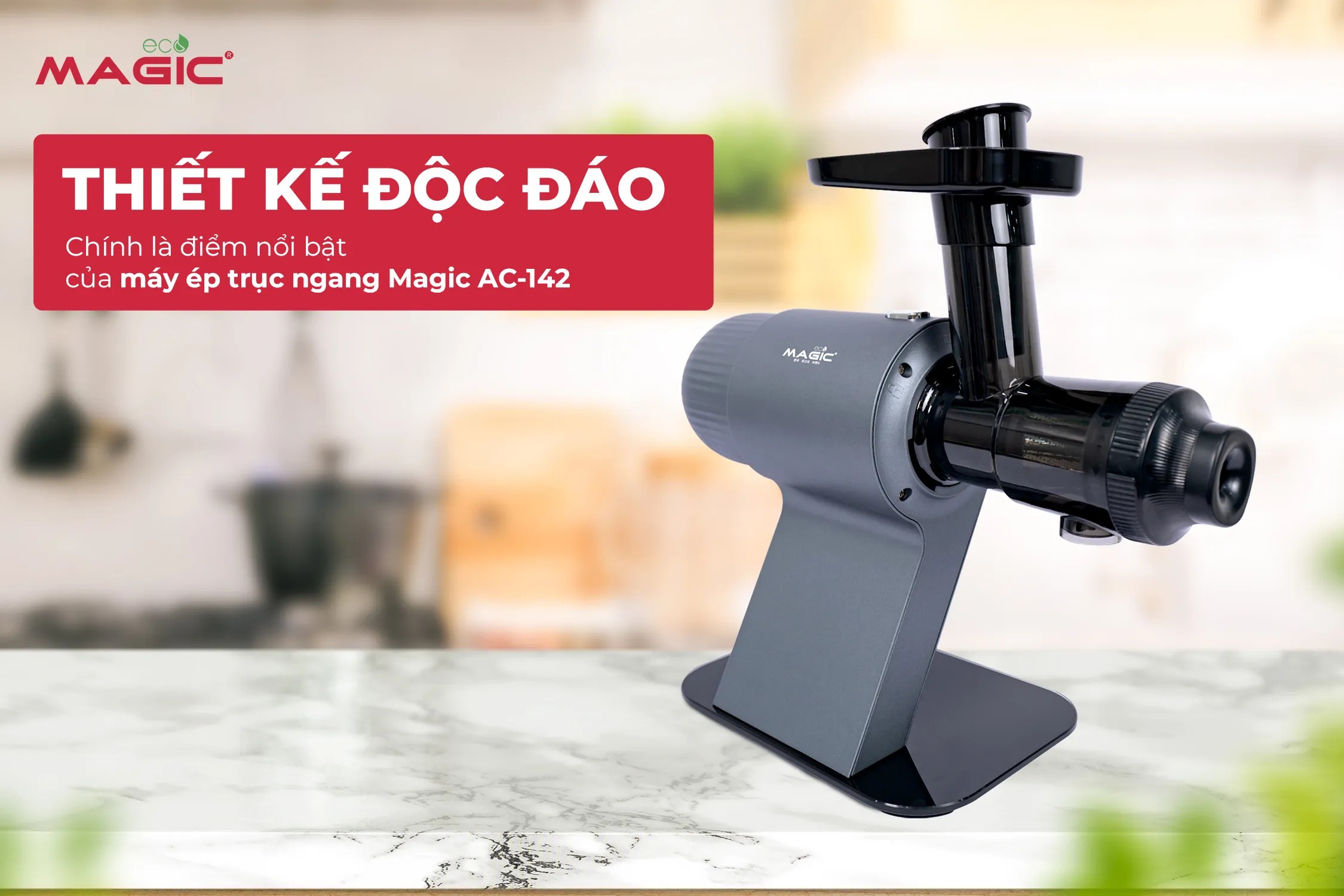 Review Máy Ép Chậm Trục Ngang MAGIC Eco AC-142 1