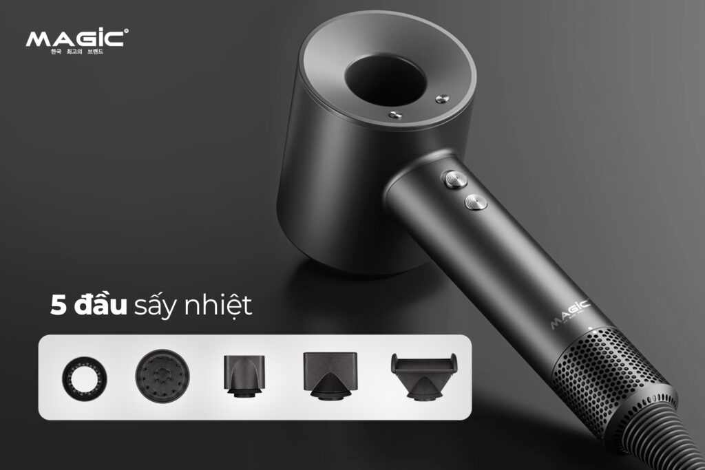 5 đầu sấy khác nhau