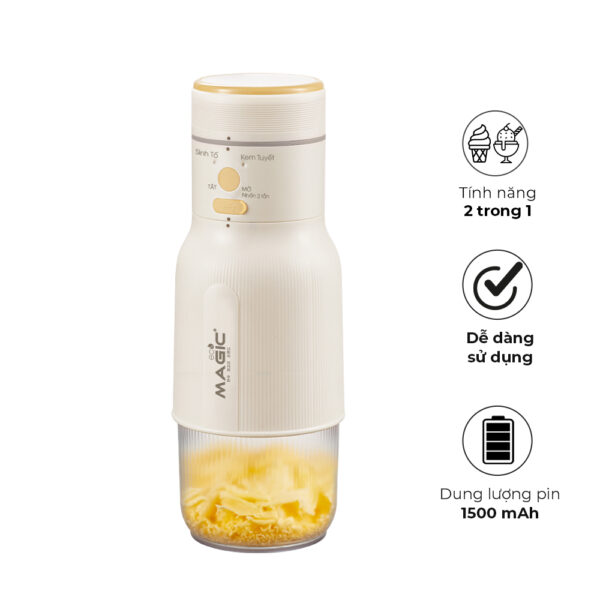 [KHÁCH HÀNG THÂN THIẾT] Máy Xay Sinh Tố Và Làm Kem Đá Bào Magic ECO AC-181 2