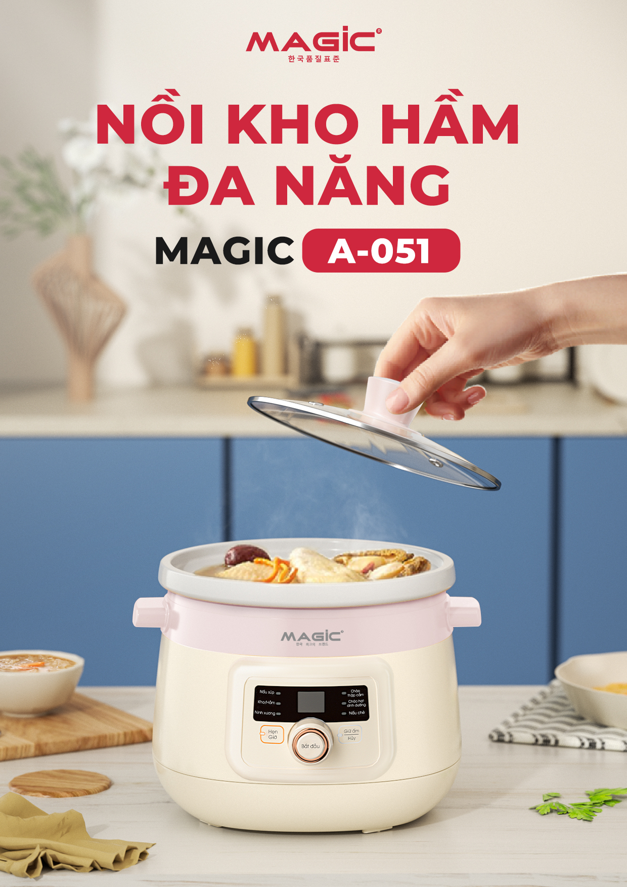 Nồi Kho Hầm Đa Năng MAGIC A-051 4
