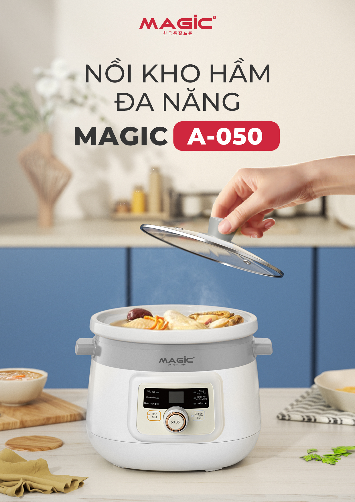 Nồi Kho Hầm Đa Năng MAGIC A-050 4