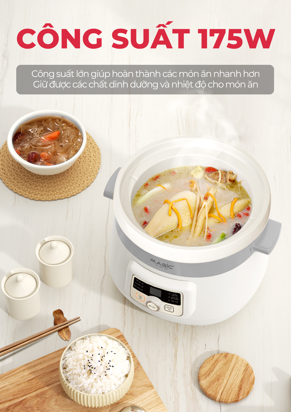 Nồi Kho Hầm Đa Năng MAGIC A-050 7