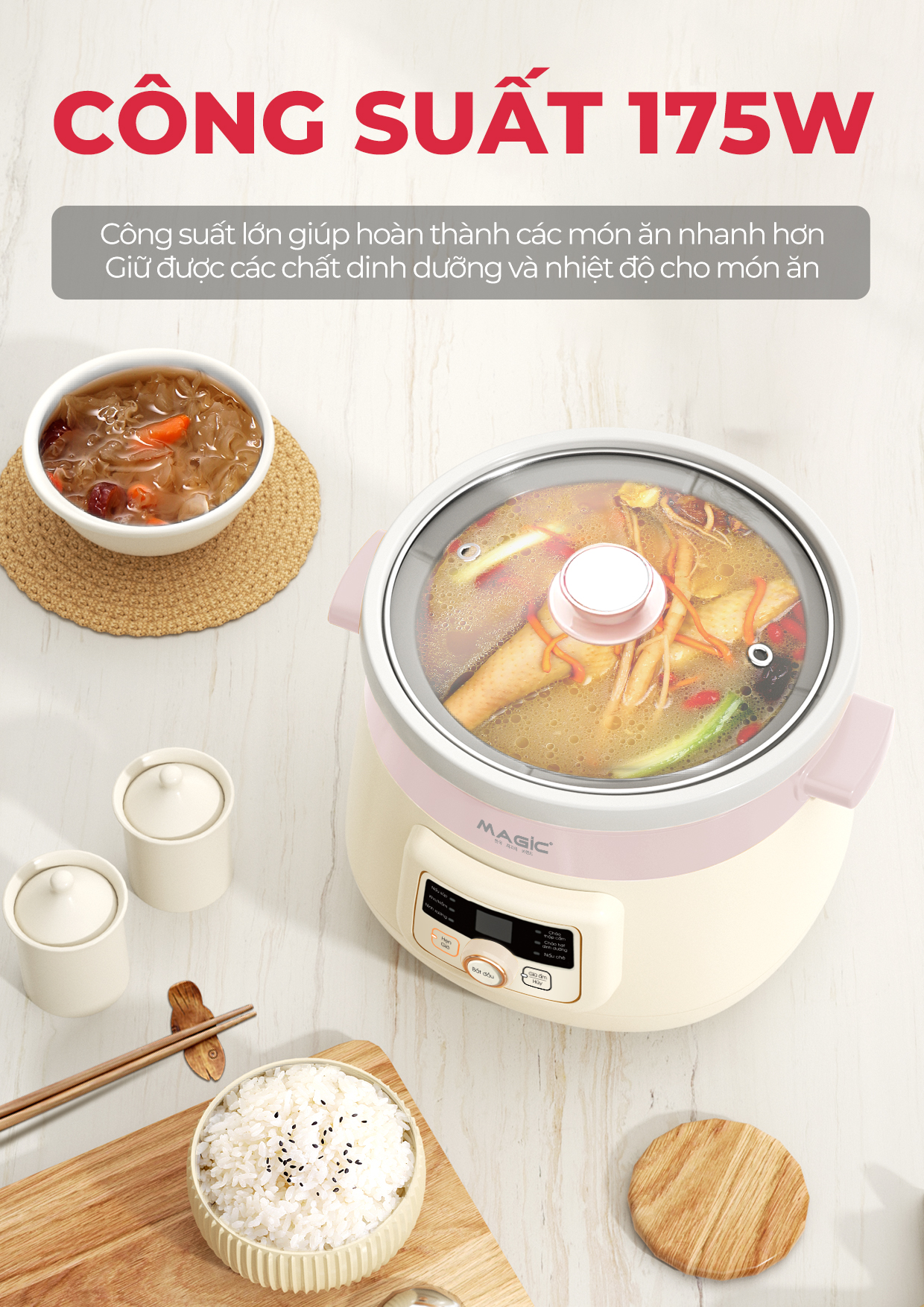 Nồi Kho Hầm Đa Năng MAGIC A-051 7